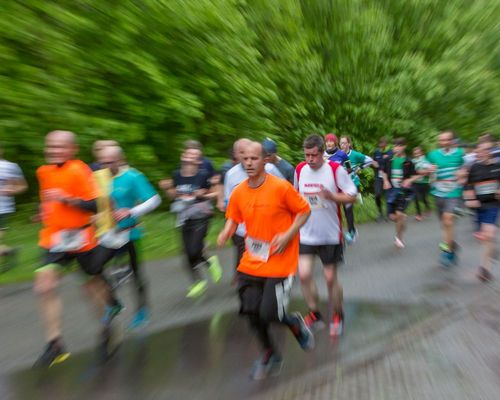 AOK Firmenlauf Feuerbach 2023 - Orga-Team auf dem Veranstaltungsgelände erreichbar