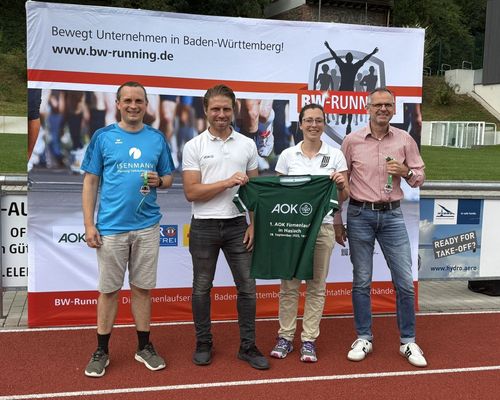 Pressekonferenz zum 1. AOK Firmenlauf Haslach im Kinzigtal - Noch zwei Monate bis zur Premiere