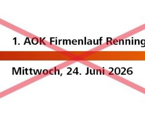 AOK Firmenlauf Renningen wird verschoben!