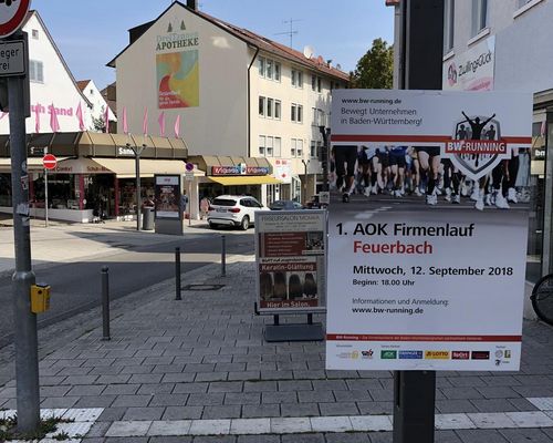 1. AOK Firmenlauf Feuerbach - am 12. September geht's los!